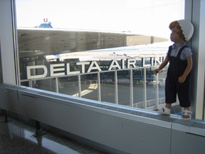 Tilily at the Airport